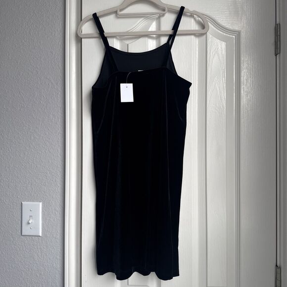 NWT Crewcuts Jcrew Girls' Velvet Dress Tank Black Size 14 Holidays - Picture 2 of 5